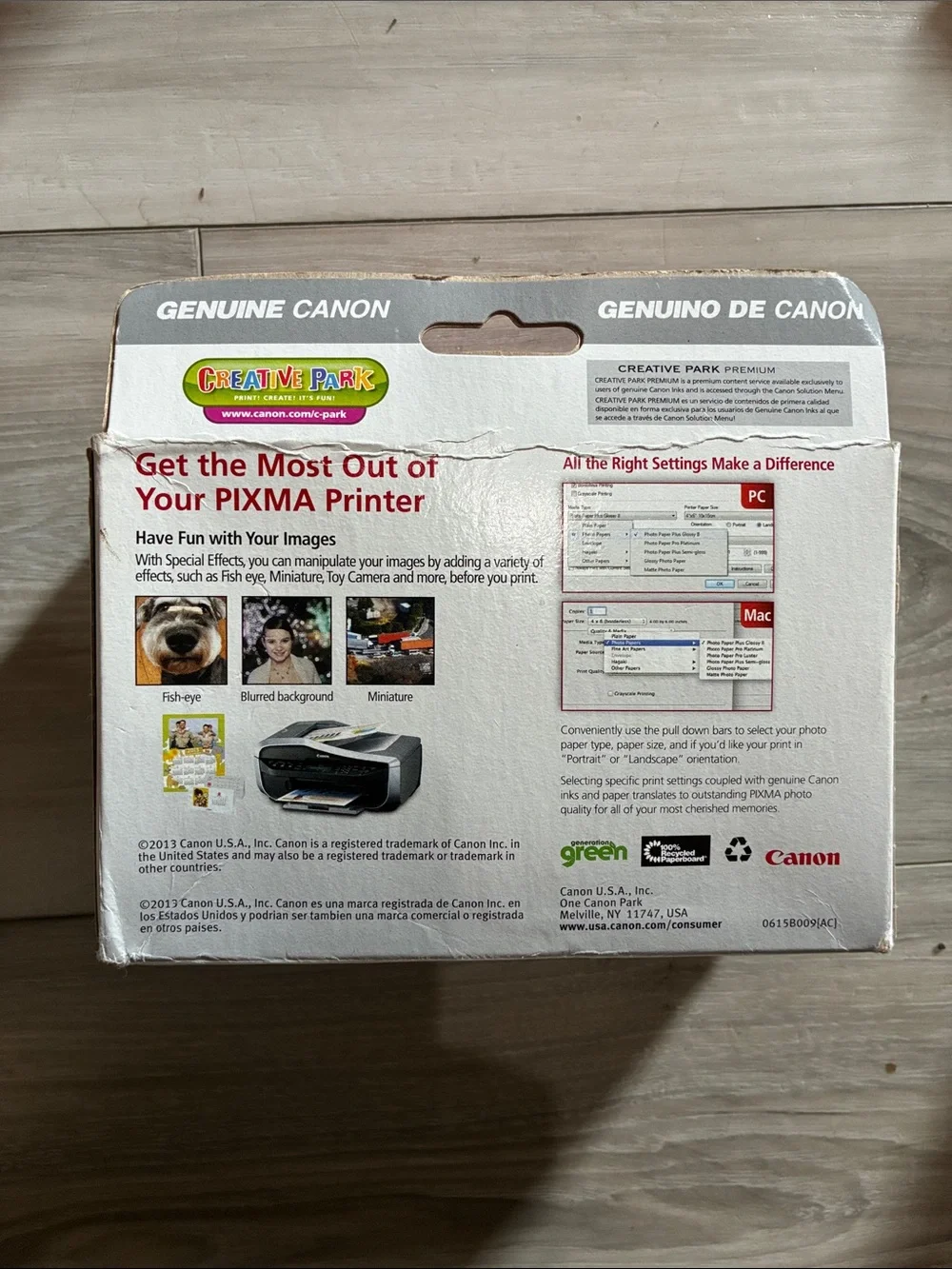 🔟 Canon Red, Black & Yellow Combo Ink and Photo Paper Pack